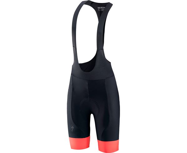 SL R BIB SHORT WMN ACID PINK