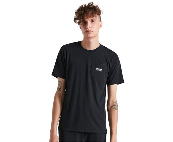 POCKET TEE SS MEN BLACK