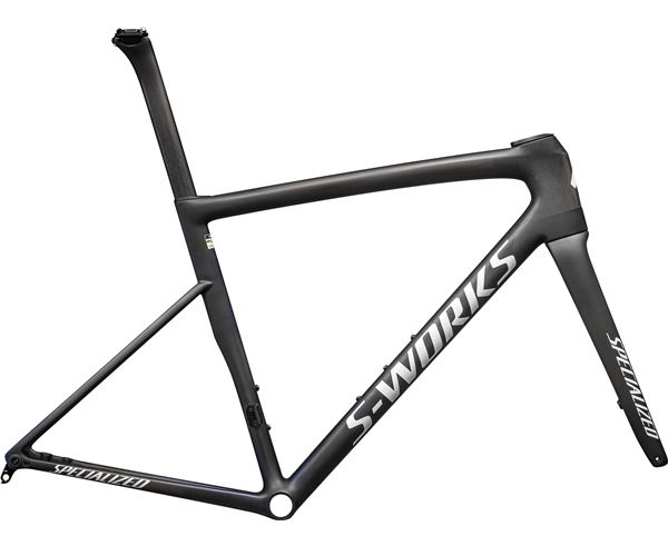 TARMAC SL8 SW FRMSET SATIN CARBON/VIAVI CYNAN BLUE/VIAVI SIL