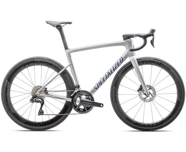TARMAC SL8 PRO UDI2 LIQUID SILVER/BLUE PEARL OVER BLACK