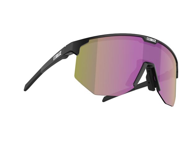 HERO SMALL MATT BLACK/BROWN W PURPLE MULTI