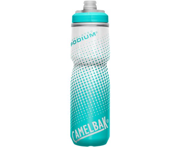 PODIUM® CHILL INSULATED BOTTLE TEAL DOT 710ML