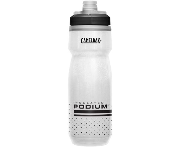 PODIUM® CHILL INSULATED BOTTLE WHITE/BLACK 620ML