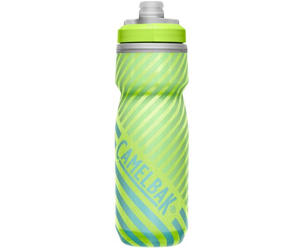 PODIUM® CHILLTM OUTDOOR BOTTLE LIME/BLUE STRIPE 620ML