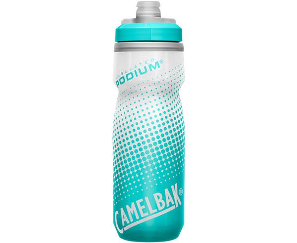 PODIUM® CHILL INSULATED BOTTLE TEAL DOT 620ML