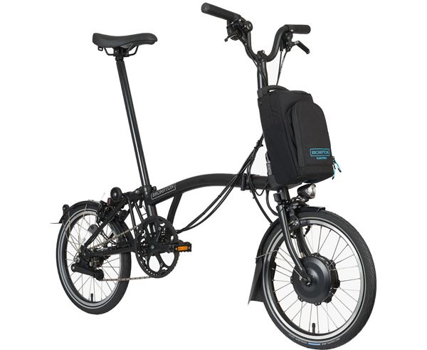 BROMPTON ELECTRIC C LINE EXPLORE MID MATT BLACK 6V