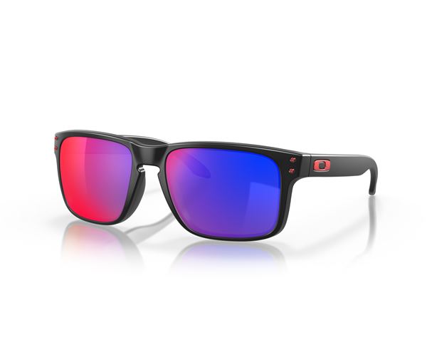 HOLBROOKTM MATTE BLACK/+ RED IRIDIUM