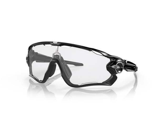 JAWBREAKERTM POLISHED BLACK/CLEAR2BLACK IRIDIUM PHOTOCHROMIC