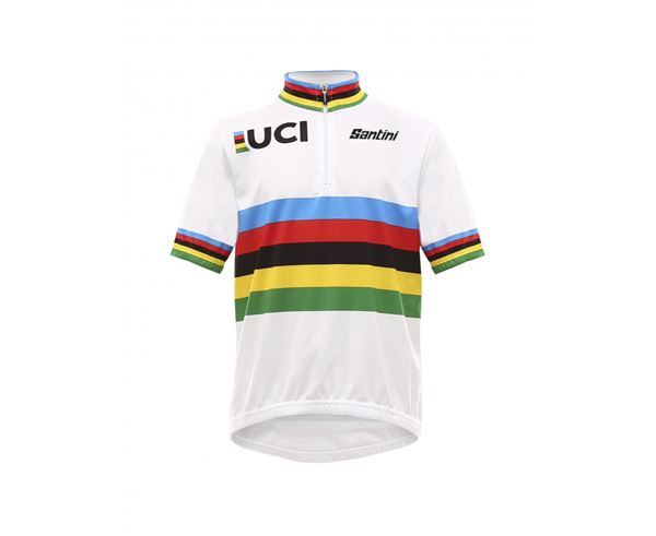 MAILLOT INFANTIL UCI OFFICIAL WORLD CHAMPION BLANCO