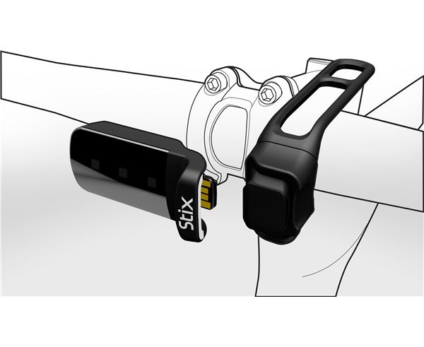STIX HEADLIGHT HANDLE BAR MOUNT