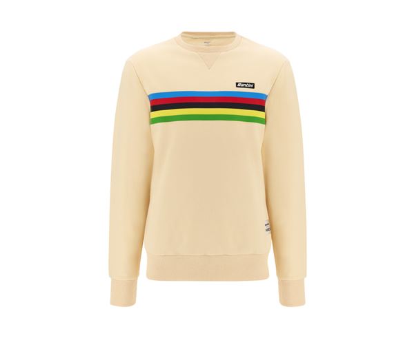 UCI WORLD CHAMPION - SWEATSHIRT CAPPUCCINO