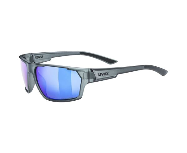UVEX SPORTSTYLE 233 P SMOKE MAT/MIRROR BLUE