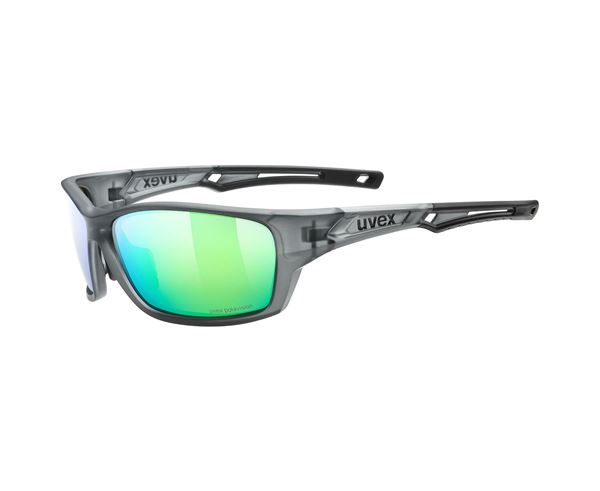 UVEX SPORTSTYLE 232 P SMOKE MAT/MIRROR GREEN