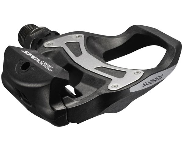 Shimano R550 SPD-SL Black with SM-SH11 coves