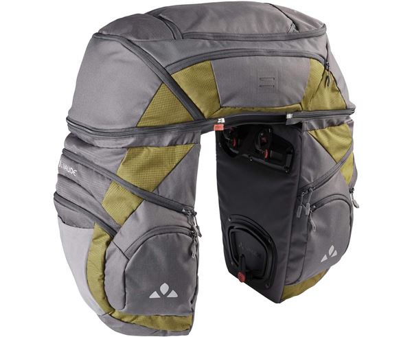 Conjunto de alforjas Vaude Karakorum Pro Iron/Bamboo