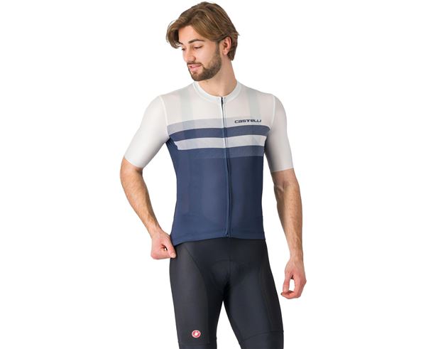 Maillot Corto Castelli Simbolo Jersey Belgian Blue/White
