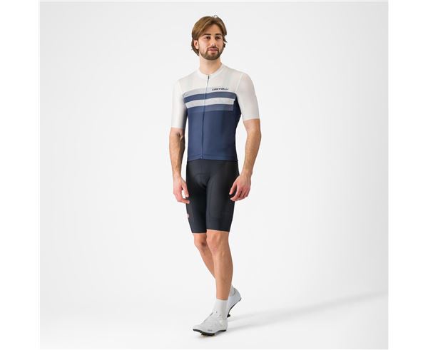 Maillot Corto Castelli Simbolo Jersey Belgian Blue/White