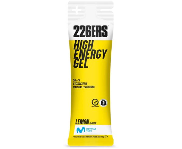 Gel energético 226ers High Energy Gel Limón 76g
