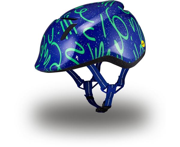 Casco infantil Specialized Mio 2 Sapphire/Electric Green