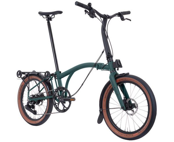 Bicicleta Brompton G Line w/Roller Frame 8V Forest Green