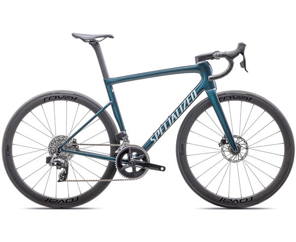 TARMAC SL8 EXPERT DEEP LAKE METALLIC/GREEN PEARL OVR SEAFOAM