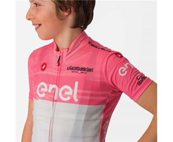 Maillot corto infantil Castelli #Giro106 Kid 6A Rosa Giro