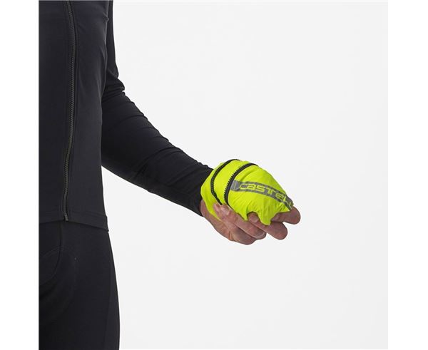 Chaqueta Castelli Squadra Stretch Jacket Electric Lime/Gray