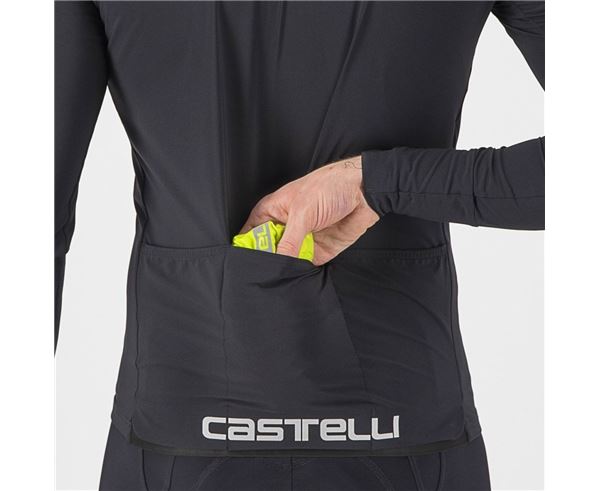 Chaqueta Castelli Squadra Stretch Jacket Electric Lime/Gray