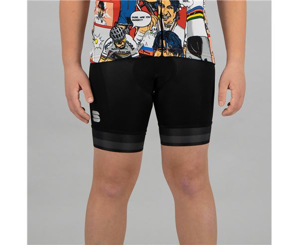 TOUR 2.0 KID BIBSHORT BLACK