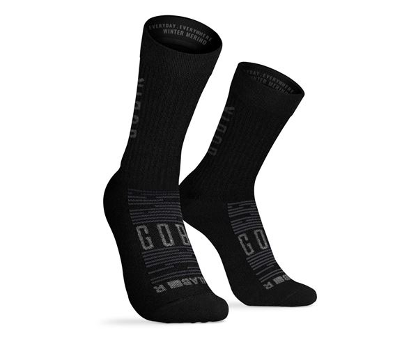 CALCETINES UNISEX WINTER MERINO BLACK