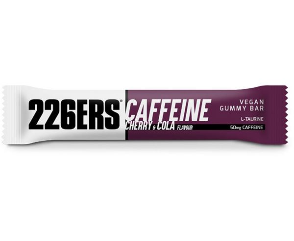 VEGAN GUMMY BAR CAFEÍNA CEREZA Y COLA 30G