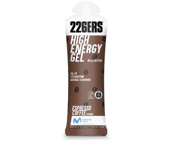 HIGH ENERGY GEL CAFFEINE CAFÉ EXPRESO 76G