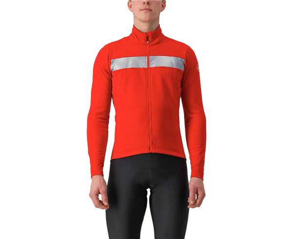 RADDOPPIA 3 JACKET RED/SILVER REFLEX