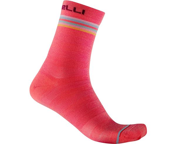 GO W 15 SOCK BRILLIANT PINK/BORDEAUX-LIGHT BLUE