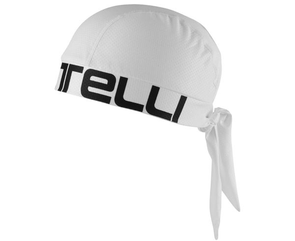 CASTELLI BANDANA WHITE/BLACK