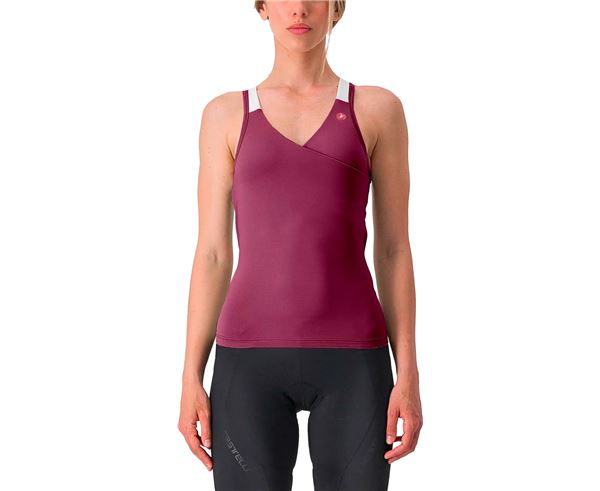 SOLARIS TOP DEEP PURPLE/IVORY