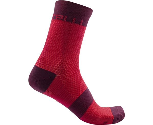 VELOCISSIMA 12 SOCK PERSIAN RED/BORDEAUX