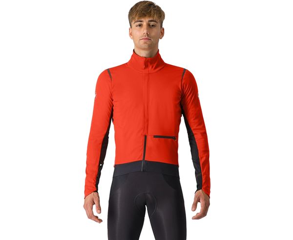 ALPHA DOPPIO ROS JACKET RED OCHRE/BLACK REFLEX-BLACK